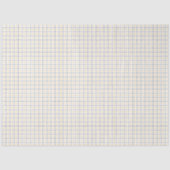 Yellow and Navy Striped Tissue Paper Seidenpapier (Vorderseite)