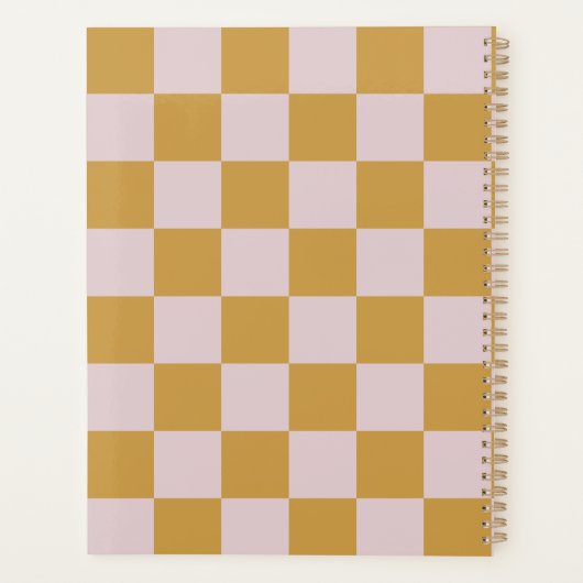 Yellow and Pink Checkered Planer (Rückseite)