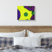 Yellow and purple to look at. leinwanddruck (Insitu (Schlafzimmer))