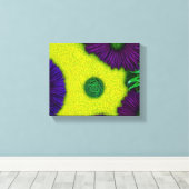Yellow and purple to look at. leinwanddruck (Insitu (Holzboden))