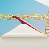 Yellow and red roller coaster under blue sky at da sherpadecke (3/4)