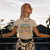 Yellow and White California Dream T - Shirt