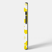 Yellow and White Daisies and Polka Dots Case-Mate iPhone Hülle (Rückseite / Links)