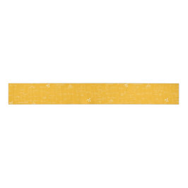 Yellow and white math formulas and equations craft ripsband