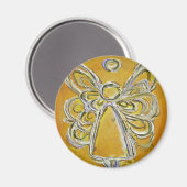 Yellow Angel Magnet (Vorderseite/Rückseite)