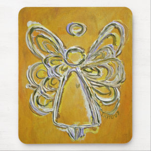 Yellow Angel Mousepad