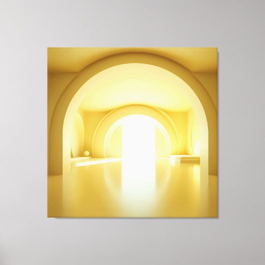 Yellow Arch Portal Leinwanddruck (Vorderseite)
