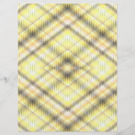 Yellow Argyle Bulk Scrapbook Paper Pages Flyer