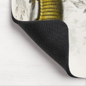 Yellow armadillo Indian Pangolin Illustration Mousepad (Ecke)