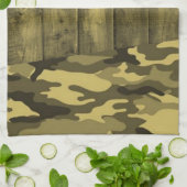 Yellow Army Kitchen Handtuch (Gefaltet)