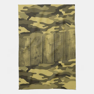 Yellow Army Kitchen Handtuch