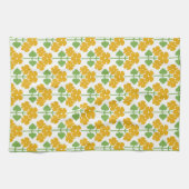 Yellow Arts & Crafts Primroses Küche Handtuch (Horizontal)