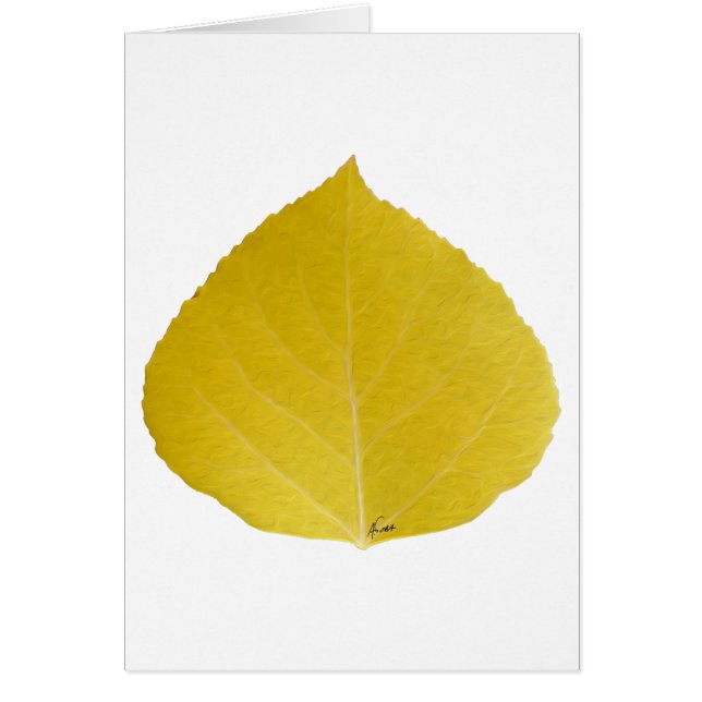Yellow Aspen Leaf #5 (Vorne)