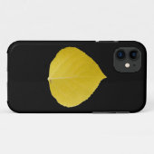 Yellow Aspen Leaf #5 Case-Mate iPhone Hülle (Rückseite (Horizontal))