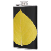 Yellow Aspen Leaf #5 Flachmann (Links)