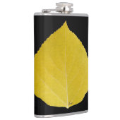 Yellow Aspen Leaf #5 Flachmann (Rechts)