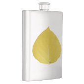 Yellow Aspen Leaf #5 Flachmann (Rechts)