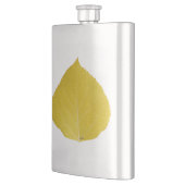 Yellow Aspen Leaf #5 Flachmann (Links)