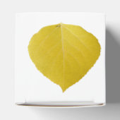 Yellow Aspen Leaf #5 Geschenkschachtel (Oben)