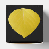 Yellow Aspen Leaf #5 Geschenkschachtel (Oben)