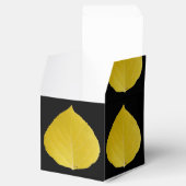 Yellow Aspen Leaf #5 Geschenkschachtel (Geöffnet)