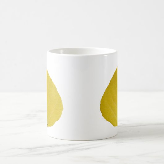 Yellow Aspen Leaf #5 Kaffeetasse (Mittel)