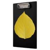 Yellow Aspen Leaf #5 Klemmbrett (Links)