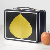 Yellow Aspen Leaf #5 Metall Brotdose (Beispiel)