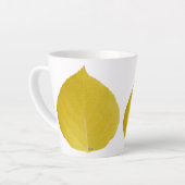 Yellow Aspen Leaf #5 Milchtasse (Linke Ecke)