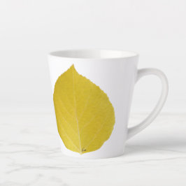 Yellow Aspen Leaf #5 Milchtasse