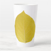 Yellow Aspen Leaf #5 Milchtasse (Vorderseite)