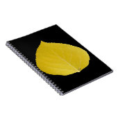 Yellow Aspen Leaf #5 Notizblock (Rechte Seite)