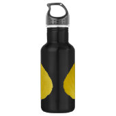Yellow Aspen Leaf #5 Trinkflasche (Rückseite)