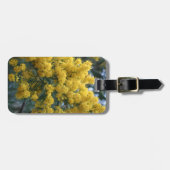 Yellow Australian Wattle Tree, Gepäckmarke Gepäckanhänger (Vorderseite horizontal)