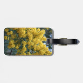 Yellow Australian Wattle Tree, Gepäckmarke Gepäckanhänger (Rückseite horizontal)