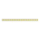 Yellow Awareness Heart Customized Art Ribbon Ripsband (Vorderseite)