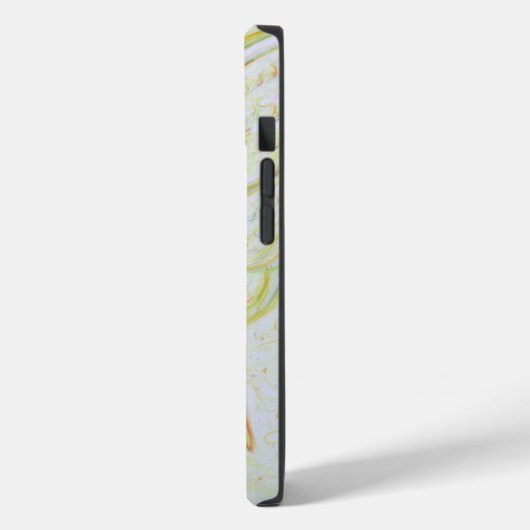 Yellow Awareness Ribbon Angel Custom iPhone Case (Rückseite / Links)