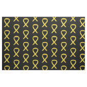 Yellow Awareness Ribbon Art Stoff (Fat Quarter (45,7 x 55,9 cm))