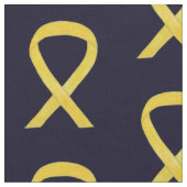 Yellow Awareness Ribbon Art Stoff (Nahaufnahme)