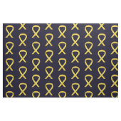 Yellow Awareness Ribbon Art Stoff (Fat Quarter (45,7 x 55,9 cm))
