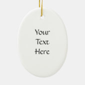 Yellow Awareness Ribbon Weihnachtskur Ornament (Hinten)