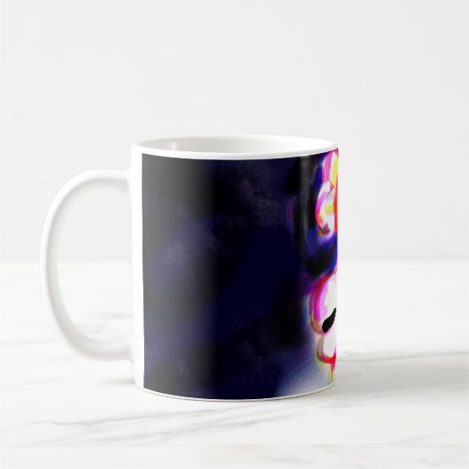 Yellow axolotl fun  kaffeetasse (Links)