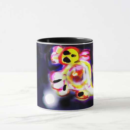 Yellow axolotl fun  tasse (Zentrum)