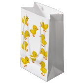Yellow Baby Chicks Gift Bag Kleine Geschenktüte (Vorderseite Schrägansicht)