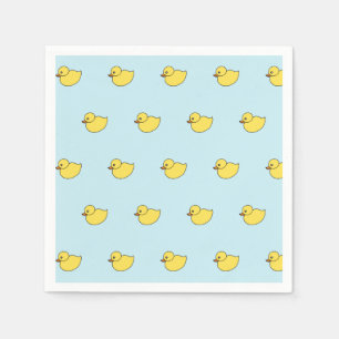 Yellow Baby Ducks Duckies Duckies Duckies Party Na Serviette