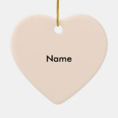 Yellow Baby Elephant Ornament (Hinten)