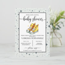 Yellow Baby High Tops Babydusche