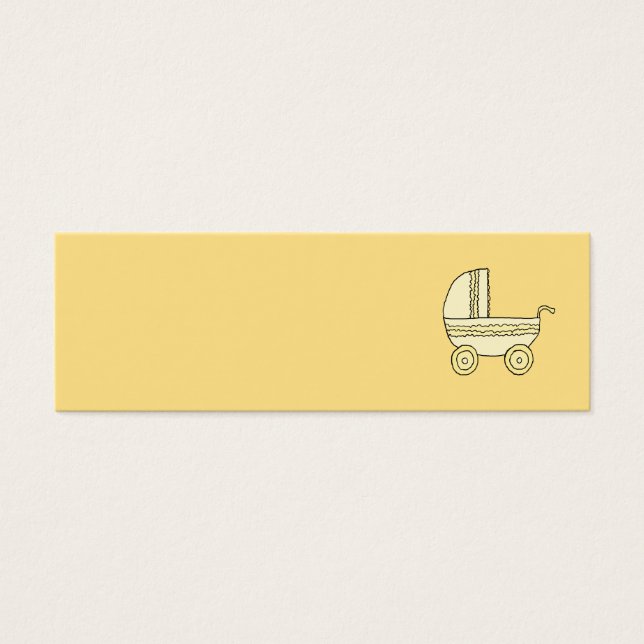 Yellow Baby Pram. (Vorderseite)