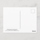 Yellow Balloons Norwegisches Glück zum Geburtstag Postkarte (Rückseite)