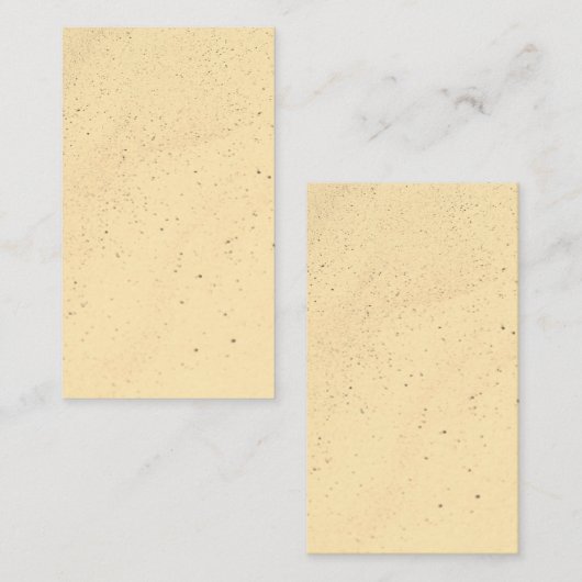 Yellow Banana Sand Begleitkarte (Vorne/Hinten)